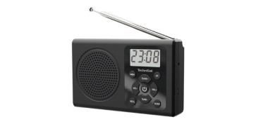 Novedades - RADIO PORTATIL LCD 30 EMISORAS TECHNISAT NEGRO