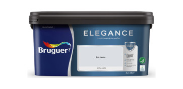 Pintura para paredes, techos y suelo - PINTURA PLASTICA INTERIOR MONOCAPA ELEGANCE MATE 4 L NEUTROS ATEMPORALES GRIS NEUTRO