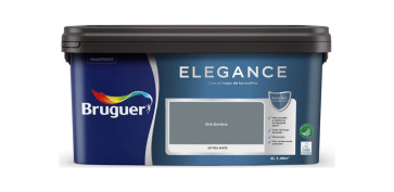 Pintura para paredes, techos y suelo - PINTURA PLASTICA INTERIOR MONOCAPA ELEGANCE MATE 4 L NEUTROS ATEMPORALES GRIS SOMBRA