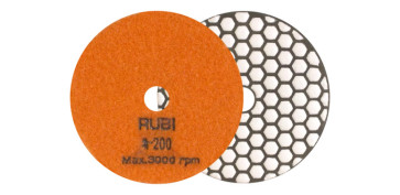 Discos - DISCO PULIDO FLEXIBLE DIAMANTADO SECO Ø 100 MM GR.200