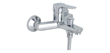 Griferia - MONOMANDO DE BAÑO CON KIT BASIK CROM