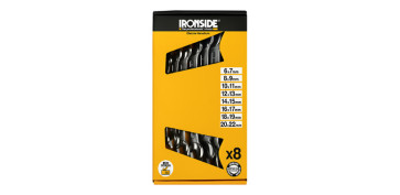 JUEGO LLAVES BOCA DOBLE 8 PIEZAS DE 6X7 A 20X22MM
