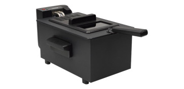 Electrodomesticos de cocina - FREIDORA DE ACEITE INOX 3L NEGRA MATE