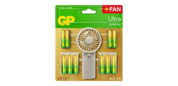 Pilas y baterías - PILAS AA 12PZ + PILAS AAA 12PZ ALCALINAS VENTILADOR PORTATIL DE REGALO