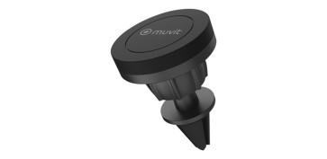 SOPORTE MOVIL UNIVERSAL MAGNETICO PARA COCHE PINZA REJILLA NEGRO