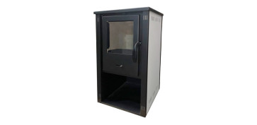Calefacción por biomasa - ESTUFA DE LEÑA PELLA S MARFIL 5,4 KW