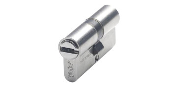 Material de carpintería - CILINDRO YL6 LEVA CORTA DOBLE EMBRAGUE 30-30 NIQUEL 5 LLAVES