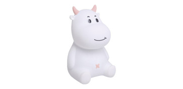 Iluminacion vivienda - LÁMPARA PORTÁTIL INFANTIL LED RGB MICAELA 1,2W TACTIL CON FORMA DE VACA
