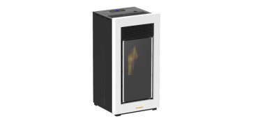 Calefacción por biomasa - ESTUFA PELLET KALDESIA 11 KW BLANCA