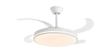 VENTILADOR COSMOS ASPAS RETRACTILES 28W Ø107 CM BLANCO