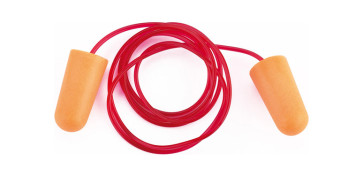 Proteccion de la cabeza - TAPON AUDITIVO DESECHABLE (100 PARES) CON CORDON SNR 37DB