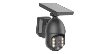 CAMARA SOLAR FICTICIA LED CON SENSOR DE MOVIMIENTO 250 LUMENES 5000 KELVIN BLANCO FRÍO