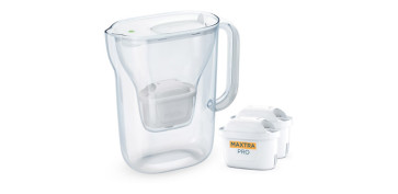 Utensilios de cocina - JARRA FILTRANTE STYLE ESSENTIAL BLANCA + 2 FILTROS MAXTRA PRO 2,4L