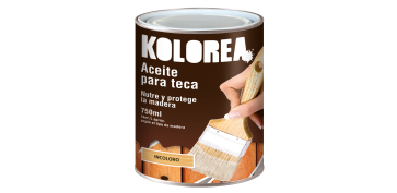 Proteccion y tratamiento para madera - ACEITE TECA KOLOREA 750 ML INCOLORO