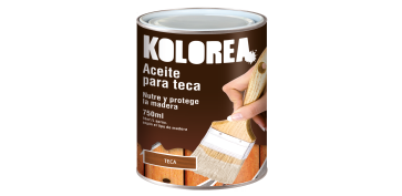 Proteccion y tratamiento para madera - ACEITE TECA KOLOREA 750 ML TECA