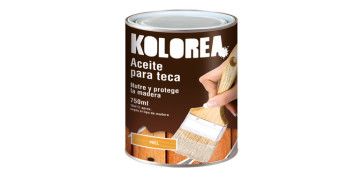 Proteccion y tratamiento para madera - ACEITE TECA KOLOREA 750 ML MIEL