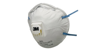 Proteccion de la cabeza - MASCARILLA PROTECCION FFP2 CON VALVULA (10 UDS) 8822 CLASICA MOLDEADA NR