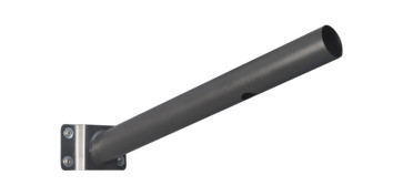 SOPORTE PARED FAROLA ACERO LUSNA Ø49MM 489MM