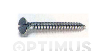 Fijación y Tornilleria - TIRAFONDO CINCADO CABEZA PLANA RA72 2,5 X 10 MM 1000UDS