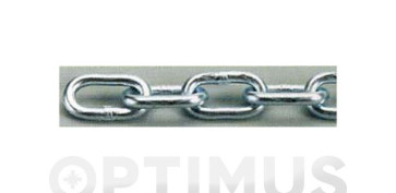 CADENA OVALADA CINCADA EN CAJA 4MM 70MT