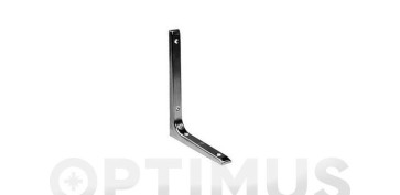 Alambre, muelles y sirgas - ESCUADRA SOPORTE CLASICO BLANCO 300 X 250 MM 10UDS