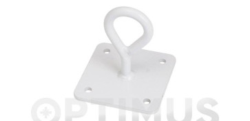 SOPORTE HAMACA CERRADO BLANCO 2UDS