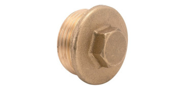 TAPON CIEGO MACHO LATON 3/8\" 25 UDS
