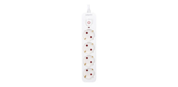 Cables - BASE MULTIPLE CON INTERRUPTOR BLANCO 4 TOMAS 3MT