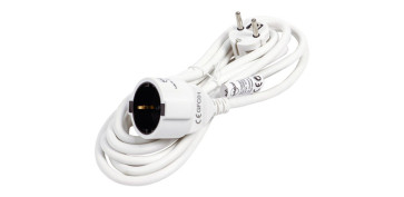 Cables - PROLONGADOR 3X1,5 BLANCO 16A 3MT IP20