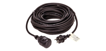 Cables - PROLONGADOR 3X1,5 NEGRO 16A 25MT IP44