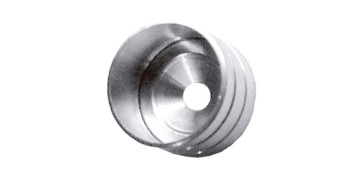 SOPORTE LATERAL PARA TUBO DE ARMARIO REDONDO 19MM NIQUEL 100UDS