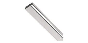 Estanterias y armarios - TUBO ARMARIO CROMADO OVAL 2M 25X15 20UDS