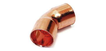 Conducción Cobre y aleacion - CURVA COBRE 45º H-H 5041 Ø 18 MM 10 UDS