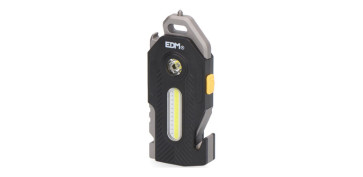 LINTERNA TRABAJO LED RECARGABLE 6 EN 1 7W+2.5W 400LM IP44