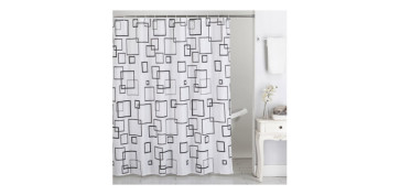 CORTINA BAÑO KUBIC 200 X 180 CM