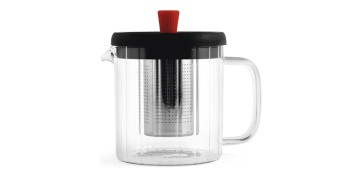 TETERA BOROSILICATO FILTRO INOX 18/10 0,6L
