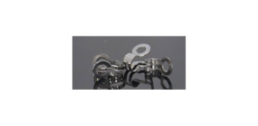 Complementos de fontaneria - ENGANCHE CADENA BOLAS CESTILLO 100 UDS 4 MM COLOR PLATA