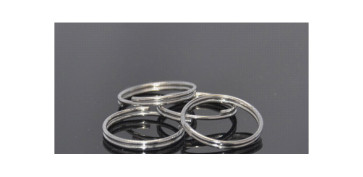 Complementos de fontaneria - ANILLA LLAVERO ENGANCHE 100 UDS 18 MM ACERO INOX