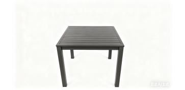 Decoración - MESA ALUMINIO CUADRADA 93X93 CM ANTRACITA