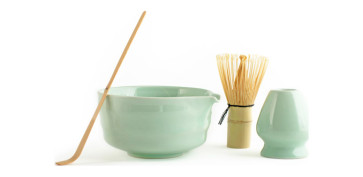 Vajillas - SET TE MACHA CERAMICA 4 PZAS