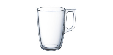 MUG VIDRIO NUEVO PACK 6 UNIDADES 32CL
