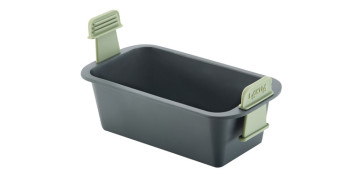 Coccion - CESTA RECTANGULAR SILICONA GRIS 11X20X8,5CM