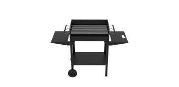Barbacoas - BARBACOA CARBON TROLLY CON RUEDAS 121X48X88CM