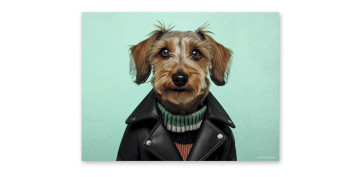 Textil y costura - MANTEL INDIVIDUAL FUNNY DOGS ELVIS 40X30CM
