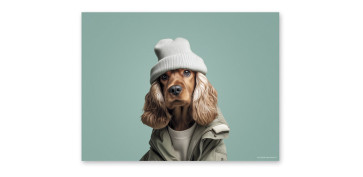Textil y costura - MANTEL INDIVIDUAL FUNNY DOGS BONNIE 40X30CM