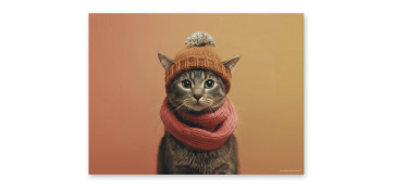 Textil y costura - MANTEL INDIVIDUAL FUNNY CATS FELIX 40X30CM