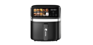 Electrodomesticos de cocina - FREIDORA DE AIRE DOBLE RESISTENCIA NATURFRY LUXE 2200 W 8 L