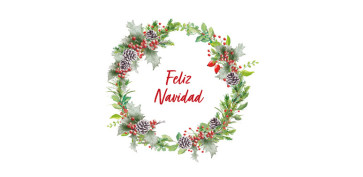 Textil y costura - SERVILLETA DECORADA FELIZ NAVIDAD 33X33CM