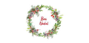 Textil y costura - SERVILLETA BON NADAL 33X33CM