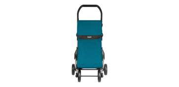 Textil y costura - CARRO COMPRA 4 RUEDAS MUUVI PLEGABLE AQUA-ALUMINIO